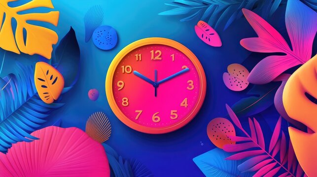 Special offer coupon design with a countdown timer and vibrant colors, ready for online promotions
