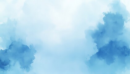 Poster - A Serene and Dreamy Watercolor Abstract Background