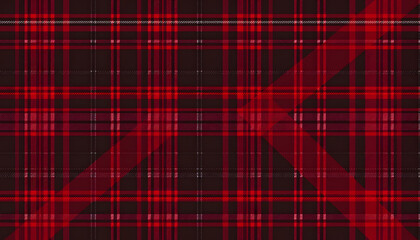 Wall Mural - tartan seamless pattern background isolated with white highlights, png