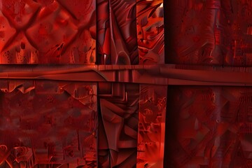 Wall Mural - Abstract red background Generative AI