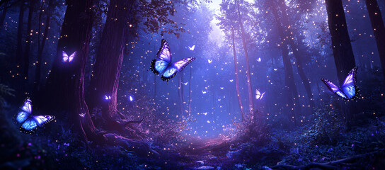 Wall Mural - Enchanted Forest.