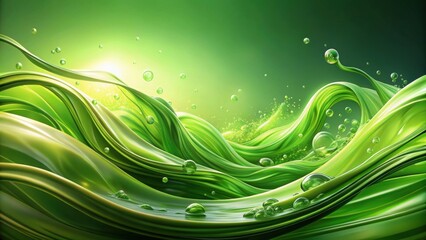 Lush green and pale fluid designs ideal for conservation visuals, conservation, nature, green, environment, eco-friendly