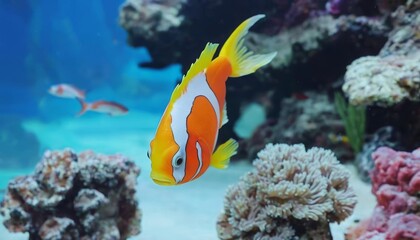  Underwater beauty  A vibrant clownfish amidst the coral