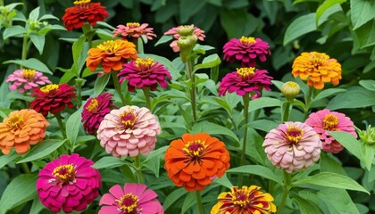  Vibrant garden bloom in full color