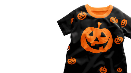 halloween t shirt jack o lantern on transparent background 