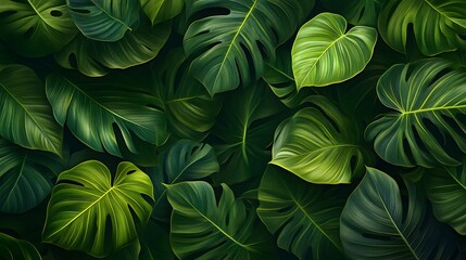 Green foliage backdrop.