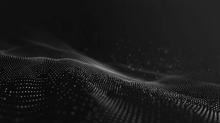 A black background with a lot of dots. The background is very dark and the dots are very small. Generative ai