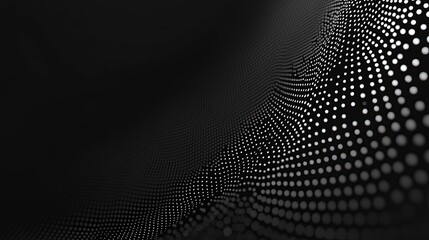 A black background with a lot of dots. The background is very dark and the dots are very small. Generative ai