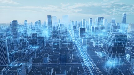 Poster - digital twin of a city with real time updates and analytics for optimizing urban planning developmen