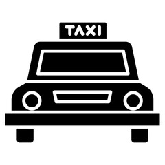 Canvas Print - Taxi Icon