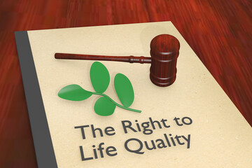 Wall Mural - The Right to Life Quality concept