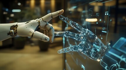 Poster - a virtual representation analyzing the real time movement and performance of a robotic arm providing