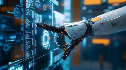 Poster - a virtual twin simulation visualizing and analyzing the movement and performance of a robotic arm in