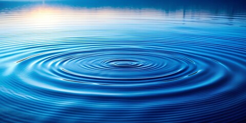 Wall Mural - Blue abstract texture resembling water ripples on a calm lake, blue, abstract, texture, water, ripples, calm, lake