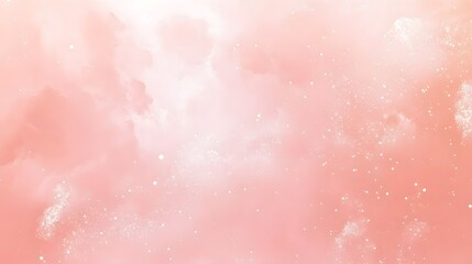 Wall Mural - a soft pastel abstract background featuring gentle clouds and sparkling light effects, perfect for v
