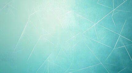 Wall Mural - a textured abstract background with soft teal hues and subtle white scratches, perfect for creative 