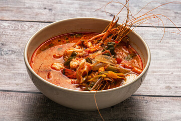 Poster - Thai traditional cuisine - Tom Yum soup