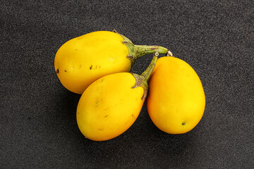 Poster - Yellow asian ripe eggplant vegetable