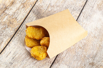 Wall Mural - Crunchy crispy chicken nuggets snack