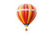 © Ameer - Vibrant hot-air balloon isolated on transparent background PNG for creative design projects and travel-themed visual content
