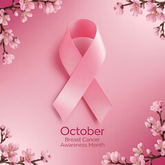 breast cancer pink october ribbon awareness campaign month social media post design