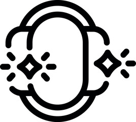 Poster - Cloud computing data transferring process with shining stars for fast connection concept