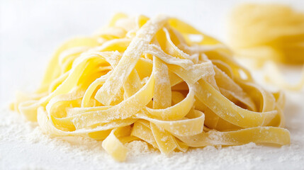 Poster - pasta on a wooden background