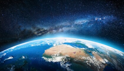 Wall Mural - earth planet in space, illustration