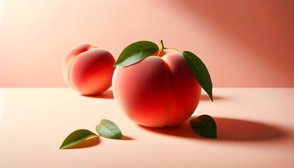 Wall Mural - peach fruit