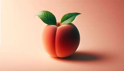 Wall Mural - peach fruit