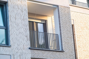 loggia on a modern residential building