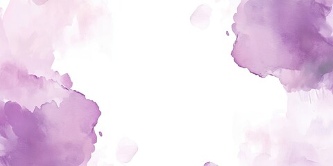 Wall Mural - Soft Purple Watercolor Abstract Background Design