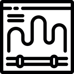 Poster - Illustration featuring a digital audio workstation interface for editing and manipulating sound