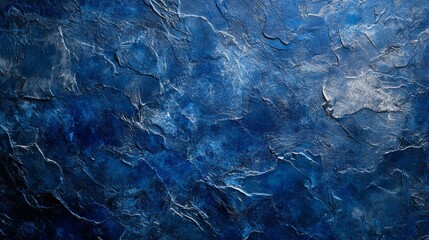 Poster - A rich texture featuring a blend of royal blue and gray in a soft abstract pattern creates a captivating visual effect suitable for various design purposes