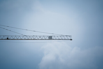 crane on the sky