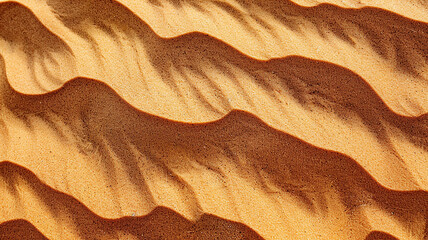 texture and pattern in orange sand