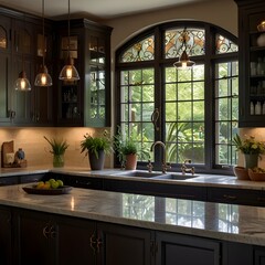 interior of a kitchen