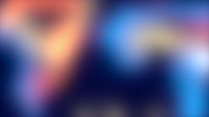 Poster - color neon gradient. moving abstract blurred background. the colors vary with position, producing sm