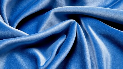 Aufkleber - Blue Velvet Fabric Texture.