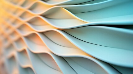 Poster - Abstract Wavy Pattern.