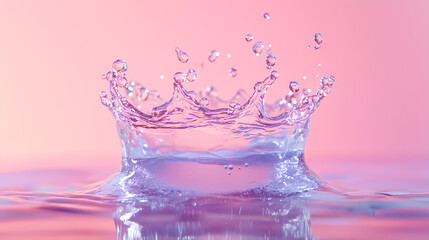 Poster - Water splash, for product display background