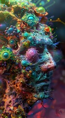 Poster - Abstract Psychedelic Art: A Journey Into The Mind