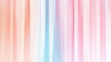 Poster - Colorful vertical lines background with soft gradient hues in pink, blue, and peach. Ideal for abstracts, backgrounds, and creative designs.