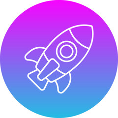 Wall Mural - Rocket Icon