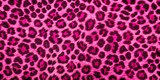 Pink leopard print furry texture with a bold animal print design perfect for fashion and design projects