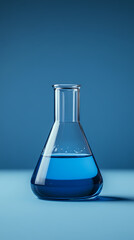 Sticker - A beaker with blue liquid