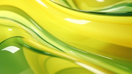 Canvas Print - Background of amorphic natural Abstract glass, light green colors. Neural network ai generated art