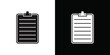 © Petsscouts - Assignment icon Black line art vector logo set
