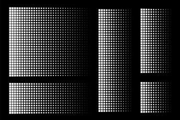 Wall Mural - pixel dot pattern. pixelated disintegration background. dispersed dotted mosaic textures with simple