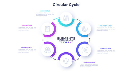 modern infographic vector template